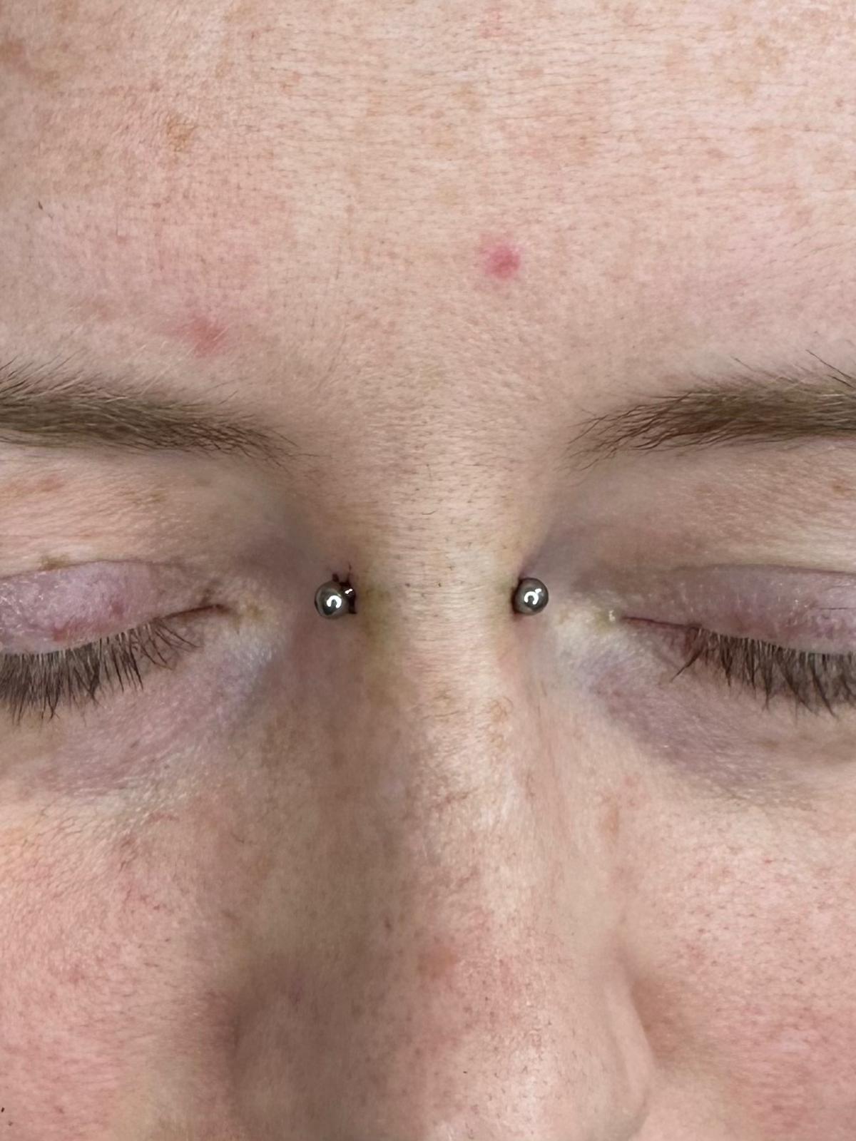 Bridge piercing